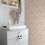 ESTAhome bloemen en vogels behang kinderkamer nude roze 139324