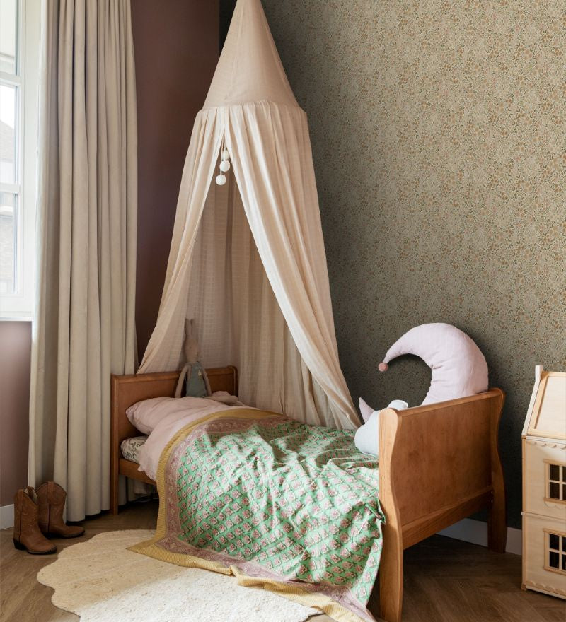 ESTAhome bloemenbehang kinderkamer beige 139701