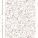 ESTAhome bloemenbehang kinderkamer lila roze 139531
