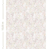 ESTAhome bloemenbehang kinderkamer lila roze 139531