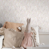 ESTAhome bloemenbehang kinderkamer lila roze 139531
