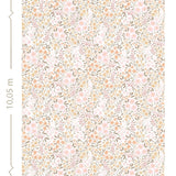 ESTAhome bloemenbehang kinderkamer zacht roze beige 139533