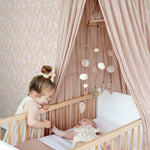ESTAhome bloemenbehang kinderkamer zacht roze beige 139533