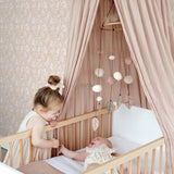 ESTAhome bloemenbehang kinderkamer zacht roze beige 139533