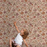 ESTAhome bloemenbehang voor de meisjeskamer en babykamer terra roze 131321