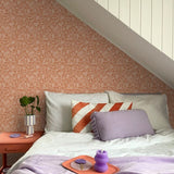 ESTAhome bloemetjes behang voor de meisjeskamer en babykamer terra 131442