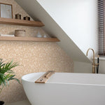 ESTAhome bloemetjes behang voor de meisjeskamer en babykamer  warm beige 131444