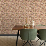 ESTAhome bloemmotief behang bloemen behang voor meisjeskamer en tienerkamer bruin beige 131295