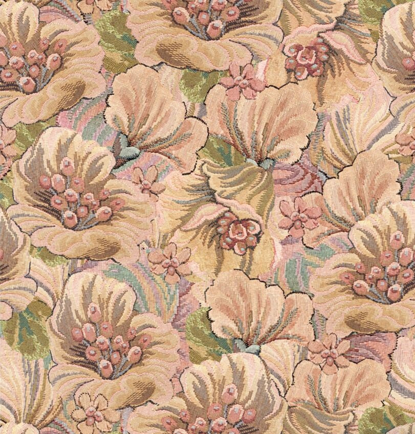 ESTAhome bloemmotief behang bloemen behang voor meisjeskamer en tienerkamer bruin beige 131295