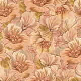 ESTAhome bloemmotief behang bloemen behang voor meisjeskamer en tienerkamer lichtbruin beige 131292