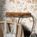 ESTAhome bosdieren behang beige kinderkamer babykamer 139525
