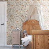 ESTAhome bosdieren behang beige kinderkamer babykamer 139525