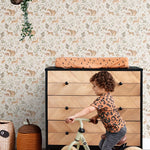 ESTAhome bosdieren behang beige kinderkamer babykamer 139525