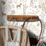 ESTAhome bosdieren behang wit terra beige kinderkamer babykamer 139521