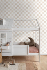 ESTAhome beige wit geblokt behang voor de kinderkamer 131291