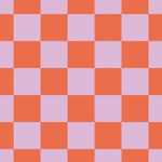 ESTAhome geblokt behang voor de kinderkamer meisjeskamer tienerkamer lila oranje 130914