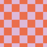 ESTAhome geblokt behang voor de kinderkamer meisjeskamer tienerkamer lila oranje 130914
