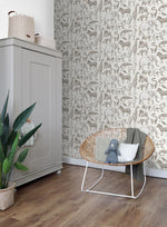 ESTAhome jungle dieren behang look a like ferm living behang kinderkamer gebroken wit 139510