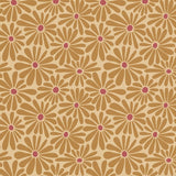 ESTAhome madeliefjes bloemenbehang okergeel voor de meisjeskamer en babykamer. 131152