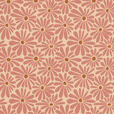 ESTAhome madeliefjes bloemenbehang terra roze voor de meisjeskamer en babykamer. 131151