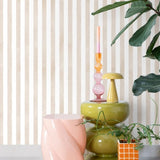 ESTAhome strepen behang voor de kinderkamer beige 131302