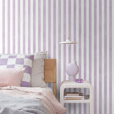 ESTAhome Wallpaper Stripes - Purple