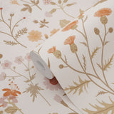 ESTAhome bloemen behang meisjeskamer veldbloemen beige 139596