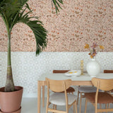 ESTAhome bloemen behang meisjeskamer veldbloemen terra roze 139597
