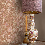 ESTAhome vintage bloemen behang voor meisjeskamer babykamer bruin terra 131332