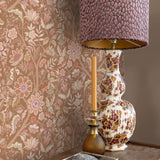 ESTAhome vintage bloemen behang voor meisjeskamer babykamer bruin terra 131332
