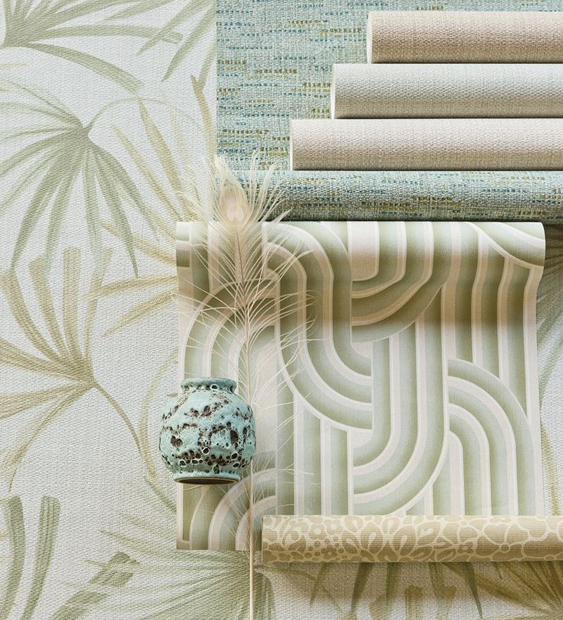 Groovy Eijffinger bloemen behang voor de kinderkamer beige 350551