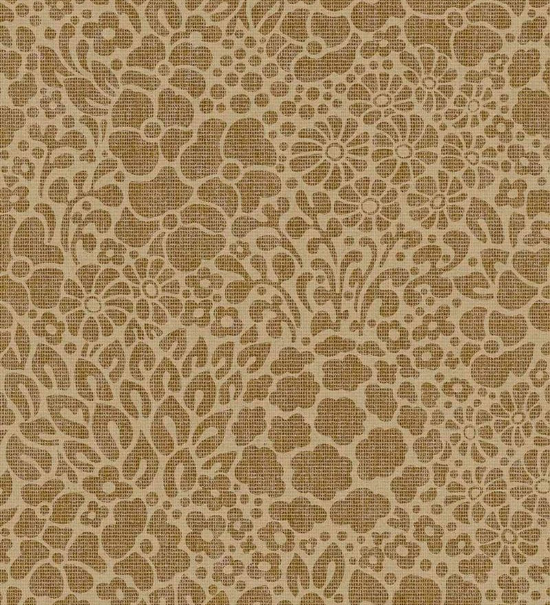 Groovy Eijffinger bloemen behang voor de kinderkamer bruin 350552