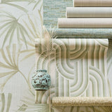 Eijffinger Groovy behang voor de kinderkamer tienerkamer groen 540561