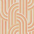 Eijffinger Groovy behang voor de kinderkamer tienerkamer oranje 540563