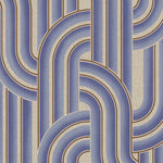 Eijffinger Groovy behang voor de kinderkamer tienerkamer blauw 540565
