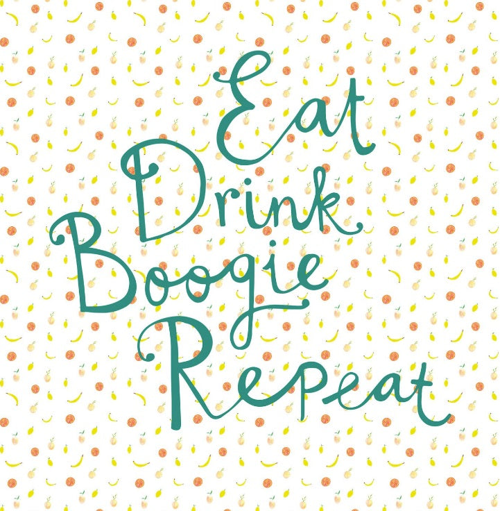 Eijffinger mural rice collectie eat drink boogie repeat 383617