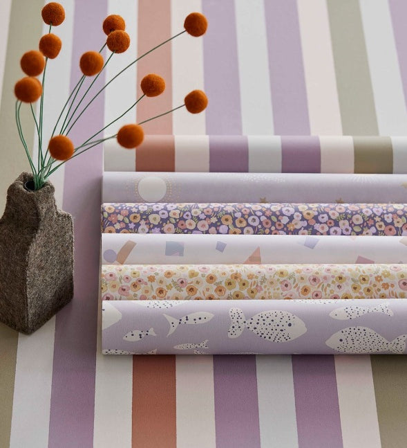Eijffinger behang voor de kinderkamer bloemenbehang roze 323062