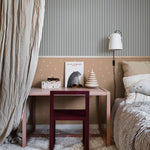 Sandberg strepen behang Estelle graphite zwart wit jongenskamer meisjeskamer babykamer neutrale kinderkamer 826-81