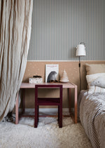 Sandberg strepen behang Estelle graphite zwart wit jongenskamer meisjeskamer babykamer neutrale kinderkamer 826-81