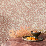 Eijffinger Behang Posy Bloemen 316043 - Roze
