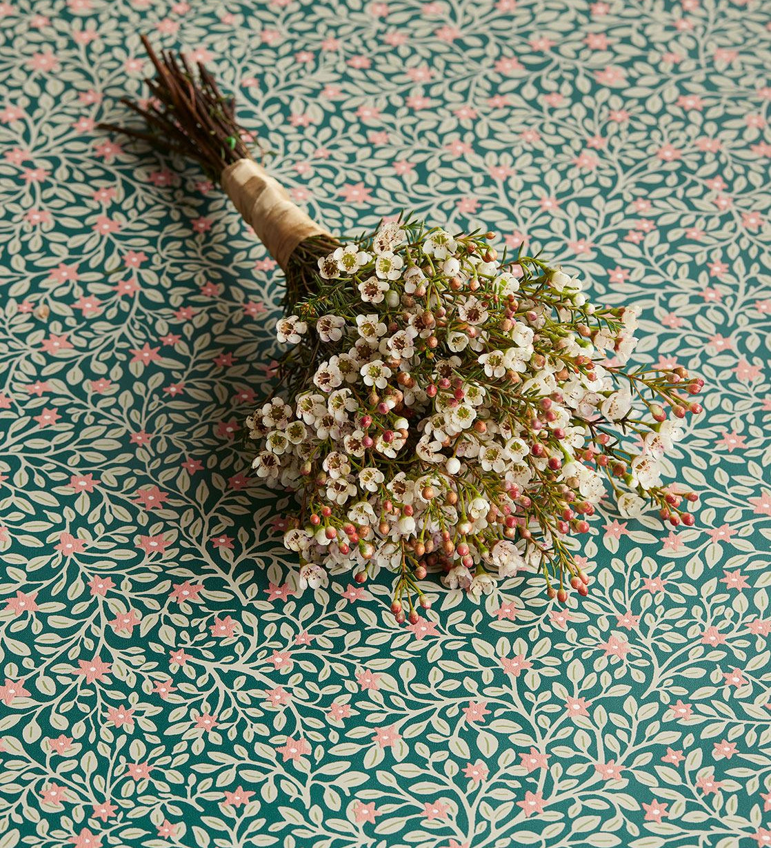 Eijffinger Behang Posy Bloemen 316056 - Donkerblauw