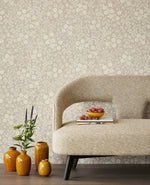 Eijffinger Wallpaper Posy Flowers 316041 - Beige