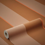 KEK Amsterdam Frans Uyterlinde Behang Bold Stripes strepen behang roze bruin oranje FU-001