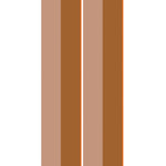 KEK Amsterdam Frans Uyterlinde Behang Bold Stripes strepen behang roze bruin oranje FU-001
