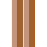 KEK Amsterdam Frans Uyterlinde Behang Bold Stripes strepen behang roze bruin oranje FU-001