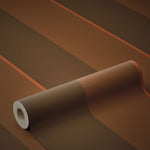 KEK Amsterdam Frans Uyterlinde Behang Bold Stripes strepen behang bruin oranje FU-003