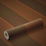 KEK Amsterdam Frans Uyterlinde Behang Bold Stripes strepen behang bruin oranje FU-003