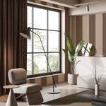 KEK Amsterdam Frans Uyterlinde Behang Bold Stripes strepen behang beige bruin FU-005
