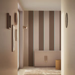 KEK Amsterdam Frans Uyterlinde Behang Bold Stripes strepen behang beige bruin FU-005