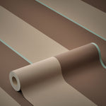 KEK Amsterdam Frans Uyterlinde Behang Bold Stripes strepen behang beige bruin FU-005